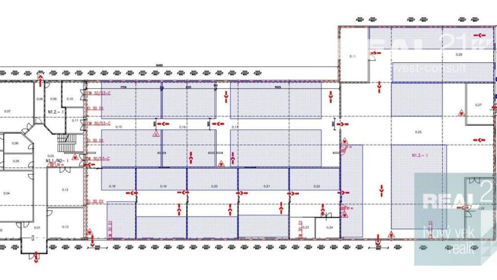Ponúkame na prenájom výrobné a skladové priestory v modernej hale o ploche 2249 m2.
