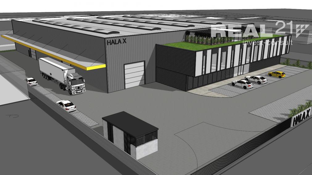 Výrobno-skladová hala na prenájom – BTS projekt Považská Bystrica.
