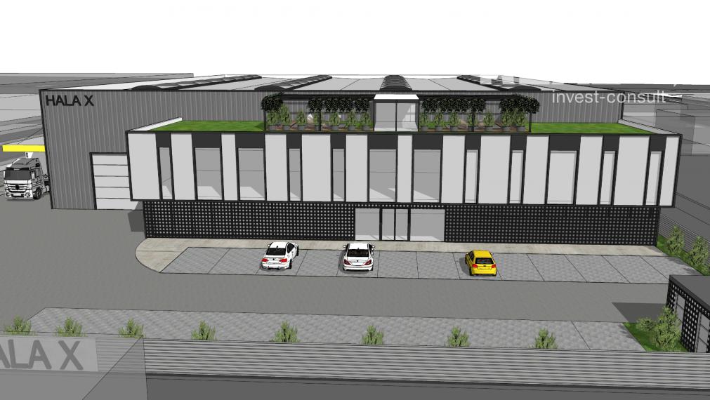 Výrobno-skladová hala na prenájom – BTS projekt Považská Bystrica.