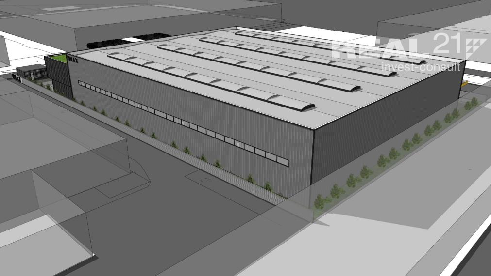 Výrobno-skladová hala na prenájom – BTS projekt Považská Bystrica.