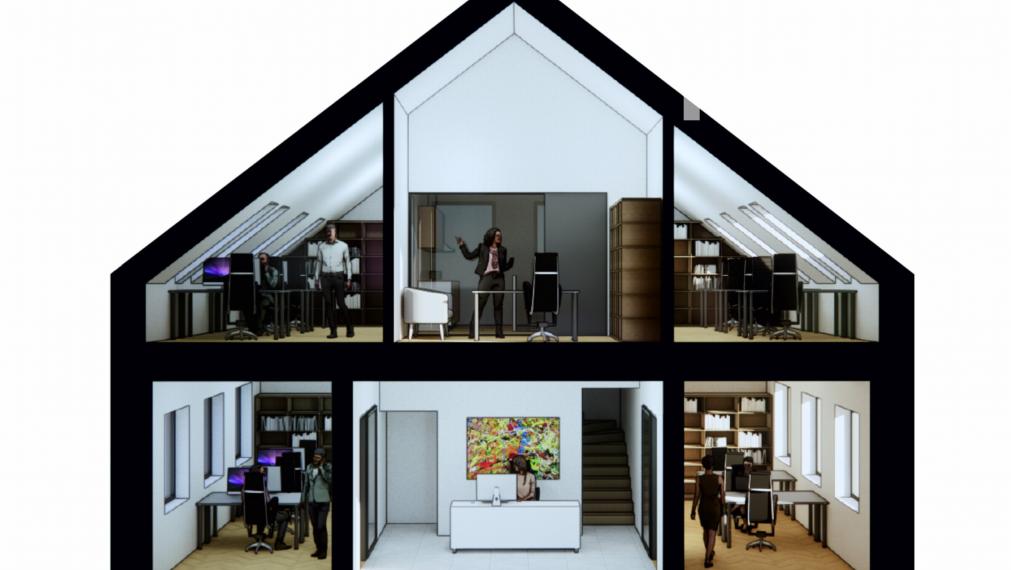 Moderné administratívno-obchodné priestory na prenájom.