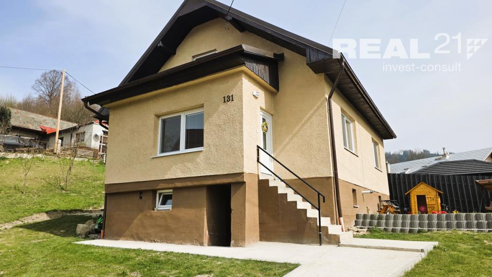 Zrekonštruovaný 3-izbový rodinný dom v obci Lodno pri Kysuckom Novom Meste