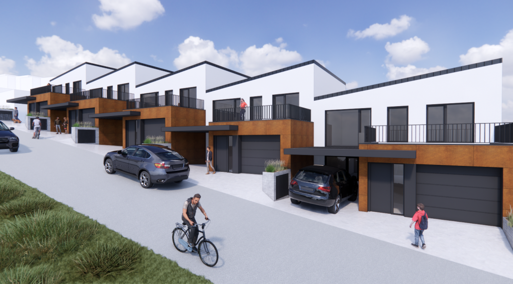 Pripravujeme do ponuky. 6 rodinných domov v obci Sverepec.