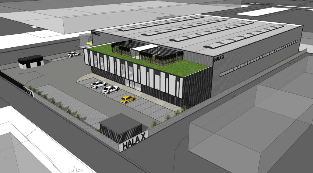 Výrobno-skladová hala na prenájom – BTS projekt Považská Bystrica.