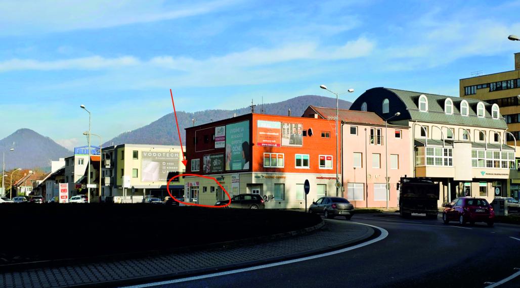 Ponúkame na prenájom obchodný priestor v širšom centre mesta.