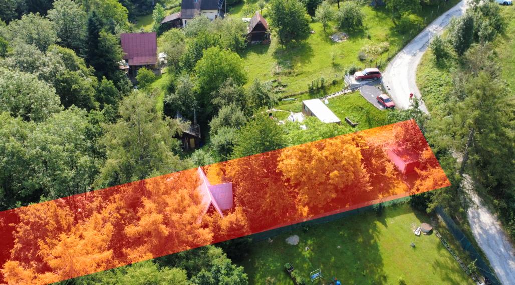 TOP ponuka. Pozemok na výstavbu rekreačnej chaty na Dráhach.