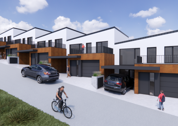 Pripravujeme do ponuky. 6 rodinných domov v obci Sverepec.